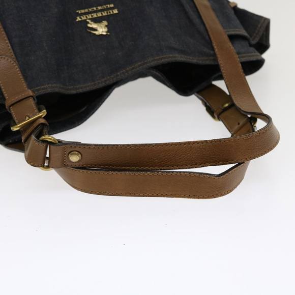 BURBERRY Shoulder Bag Canvas Black Auth hk626 - Picture 7 of 16